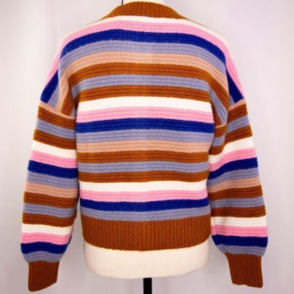NEW Madewell‎ Striped Springview Cardigan Sweater. Size XS - Picture 6 of 16